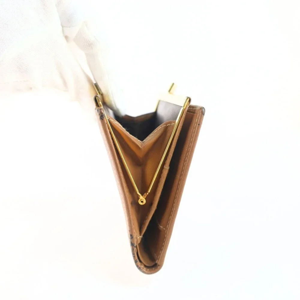 Vintage Christian Dior Honeycomb Brown Purse Wallet for Women